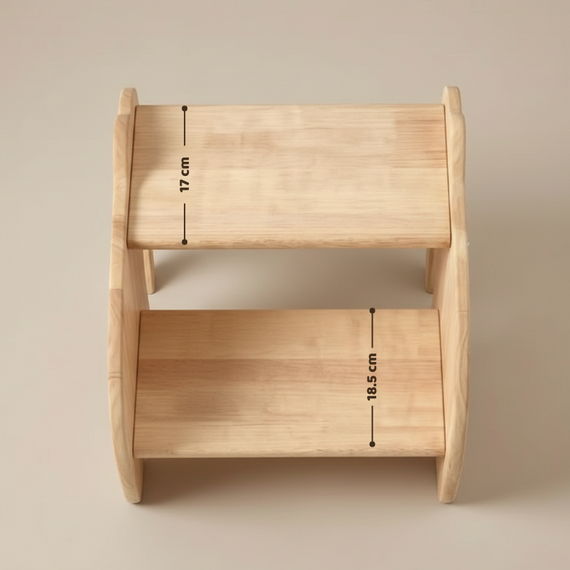 Banquito de Madera -estilo Montessori