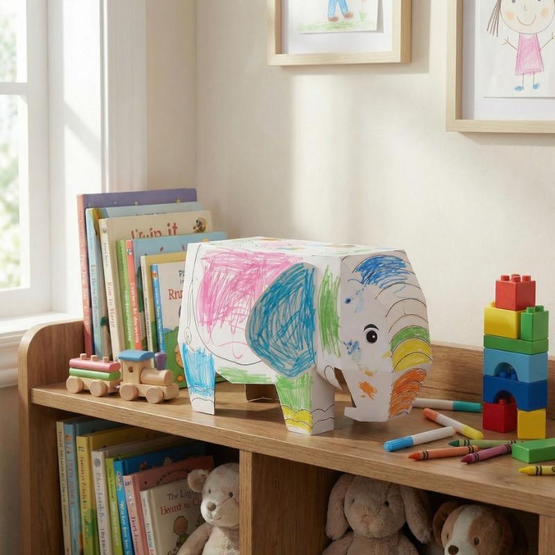 Elefante de carton