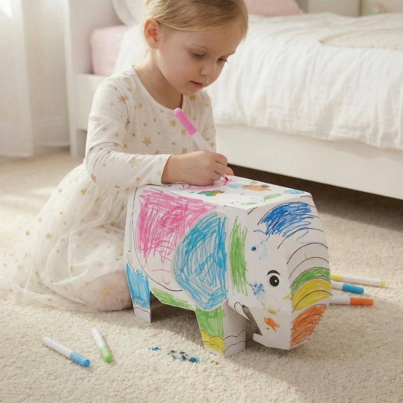 Elefante de carton
